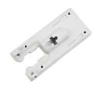 Placa base de repuesto para sierra caladora Bosch 4304 - Placa inferior de aluminio con diseño estable de doble tono plateado/negro, accesorio de herramienta eléctrica, base inferior de aluminio