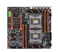 Placa base de servidor dual X99, trasera 4 Tarjeta de red USB3.0 Gigabit 8 Ranura de memoria Soporte de placa base 4-Gen 8 * DDR4 DIMM DIMM 3000/2666/2400/2133MHz Placa base de servidor para computado