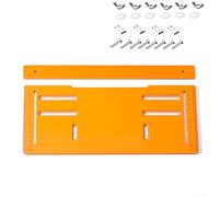 Placa base de sierra circular para carpintería con diseño de perforación estable y resina fenólica resistente al calor, soporta procesos de corte de madera planos y angulados (juego de 6 mm)