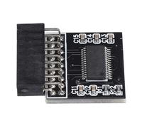 Placa Base del Módulo de Seguridad de Cifrado TPM 2.0 con 18 Pines, Reemplazo de Tarjeta Remota del Módulo TPM 2.0 LPC de 18 Pines para 10 11 Compatible con B550 B450 B460
