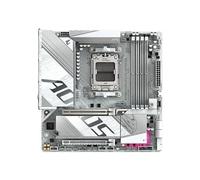 Placa Base Fit For GIGABYTE GA B850M AORUS Elite WIFI6E Ice Nueva Placa Base Compatible con AMD Ryzen 9000 Series 12 + 2 + Fuente de alimentación/Enchufe AM5