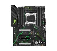 Placa Base Fit For Machinist MR9S X99 con procesador LGA 2011-3 Xeon E5 2680 V4, DDR4, 4 x 16 GB de RAM, Memoria 2400 MHz, USB 3.0, SSD, NVME, WiFi, M.2 Placa Madre