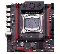 Placa Base Fit For QIYIDA X99 TPM 2,0, Interfaz LGA 2011 3 con NVME NGFF M. Compatible 4 Canales C612chip DDR4, Memoria SATA3. USB3