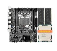 Placa Base for Juegos X99 con Xeon E5 2630 V4 y DDR4 8Gx2 de 2133 MHz, Doble Canal, RAM M.2 NVME for PC de Escritorio(Motherboard+CPU+RAM)