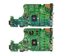 Placa Base for portátil X555QG for X555Q X555B X555BP con CPU A10-9620P 8G, Totalmente Probada(A10 9620P PM V2G 4GB)