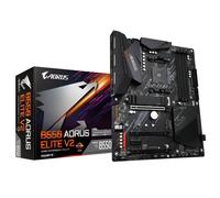 GIGABYTE B550 AORUS Elite V2 Placa Base - Procesadores AMD Ryzen 5000, VRM de 12+2 Fases, hasta 4733 MHz DDR4, 1xPCIe 4.0 + 1xPCIe 3.0 M.2, LAN 2.5GbE, USB 3.2 Gen 2