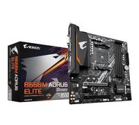 GIGABYTE B550M AORUS ELITE Placa base - Procesadores AMD Ryzen 5000, VRM de 5+3 fases, hasta 4733 MHz DDR4, 1xPCIe 4.0 + 1xPCIe 3.0 M.2, LAN 1GbE, USB 3.2 Gen 1