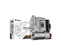 GIGABYTE B650M AORUS ELITE AX ICE Placa base - AMD Ryzen serie 9000, VRM de 12+2+2 fases, hasta 8000 MHz DDR5 (OC), 1xPCIe 5.0 + 1xPCIe 4.0 M.2, LAN 2,5 GbE, WIFI 6E, USB 3.2 Gen 2x2