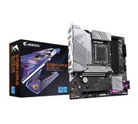 GIGABYTE B760M AORUS ELITE AX Placa Base - Compatible con procesadores Intel Core de 14ª generación, VRM digital de 12*+1+1 fases, hasta 7800MHz DDR5 (OC), 2x PCIe 4.0 M.2, Wi-Fi 6E, 2.5GbE LAN, USB 3.2 Gen 2