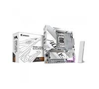 GIGABYTE B850M AORUS ELITE WIFI6E ICE Placa Base - Procesadores AMD Ryzen Serie 9000, 12+2+1 fases VRM digitales, hasta 8200MHz DDR5 (OC), 1xPCIe 5.0 + 1xPCIe 4.0 M.2, LAN 2.5, WIFI 7, USB 3.2 Gen 2