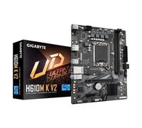 GIGABYTE H610M K V2 Placa Base - Procesadores Intel Core 14ª generación, hasta 5600 MHz DDR5, 1xPCIe 3.0 M.2, LAN 1GbE, USB 3.2 Gen 1