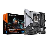 GIGABYTE - Placa Base Gaming Plus WiFi DDR4 LGA 1700 Intel B760 M-ATX con DDR4, 2 x M.2, PCIe 4.0, USB 3.2 Gen 1 Type-C, WiFi 6GbE LAN, Q-Flash Plus, PCIe EZ-Latch
