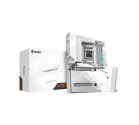 GIGABYTE X870 AORUS Stealth Ice Placa Base - Compatible con procesadores AMD Ryzen 9000, VRM Digital de 16+2+2 Fases, hasta 8200 MHz DDR5 (OC), 2 x PCIe 5.0 + 2 x PCIe 4.0, Wi-Fi 7, LAN 5 GbE, USB 4