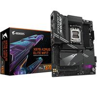 GIGABYTE X870 AORUS ELITE WIFI7 Placa Base - Compatible con CPUs AMD Ryzen 9000, 16+2+2 fases VRM, hasta 8000MHz DDR5 (OC), 3xPCIe 5.0 + 1xPCIe 4.0, Wi-Fi 7, LAN 2.5GbE, USB 4