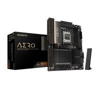 GIGABYTE - X870E AERO X3D DARK WOOD Placa Base - Compatible con CPUs AMD Ryzen 9000, VRM digital de 16+2+2 fases, hasta 9000 Hz