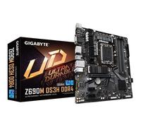 Placa Base Gigabyte Z690M DS3H DDR4 Micro ATX - Soporta Procesadores Intel Core de 12ª Generación (LGA 1700), Diseño 6+2+1 VRM,...