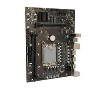 Placa Base H610 M ATX, Placa Base de CPU LGA1700, Chipset DDR4 H610 Express de Doble Canal, Procesador de Gráficos Integrado, Placa Base para 12100F 12400F 12490F 12600F 12700F