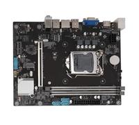 Placa Base H81 ITX 22 * 17, Compatible LGA 1150 para H81 4th con Fuente de Alimentación de 24 Pines y Ranura DDR3*2 Admite hasta 16G, PCIE*16 y VGA USB3 RTL8111H Gigabit RJ45