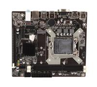 Placa Base H81 LGA1150 DDR3 con Soporte 2.0 USB 2.0, Salida Dual VGA+, Ideal para Compilación de PC de Escritorio con Tarjeta Gráfica Central