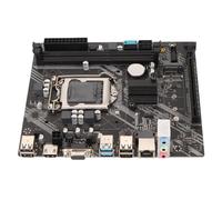 Placa Base LGA 1155, Placa Base DDR3 para Intel B75, PCIe X16 de Doble Canal SATA3.0 DDR3 4 USB2.0 2 USB3.0 Placa Base LGA 1151 de Potencia Trifásica para Computadora PC