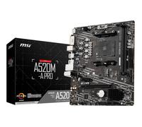 MSI A520M-A PRO placa base AMD A520 Zócalo AM4 micro ATX