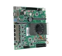 Placa Base N100 NAS DDR5 con 6 SATA3.0, 4 I226 2,5 G ITX, 17 x 17 cm, 2 M.2, 1 PCIE for enrutador de Software, Servidor de Almacenamiento NAS DIY(Motherboard+CPU+RAM)
