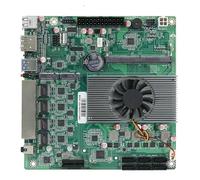 Placa Base N100 NAS DDR5 con 6 SATA3.0, 4 I226 2,5 G ITX, 17 x 17 cm, 2 M.2, 1 PCIE for enrutador de Software, Servidor de Almacenamiento NAS DIY(Motherboard+CPU+RAM)