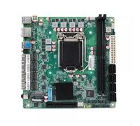 Placa base N17 NAS de alta velocidad, DDR4 LGA1151 compatible con i3/i5/i7, procesador Intel de 6ª a 9ª generación, 4 tarjetas de red de 2.5 G, M.2 NVME, 8SATA3.0/USB3.0/placa de enrutamiento suave