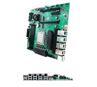 Placa base NAS con chip Z690, placa base industrial compatible con procesadores Intel 12/13/14th LGA1700 4x2.5G i226, 8xSATA, HDMI 4K DP, ranuras PCIE X16/X4, 4 M.2 NVMe, 4*DDR4, firewall M-ATX de