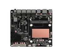 Placa base NAS N150 DDR5 6 * SAT 3,0 4 * I226 2,5G ITX NAS Board 2 * M.2 con PCIE para Soft Router DIY NAS 17 x 17 cm (placa base + CPU + RAM)