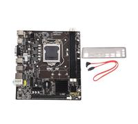 Placa base para computadora B75M, placa base Micro ATX Gaming para Corei7, i5, i3, LGA1155, SATA3.0x1, SATA2.0x3, PCI E8Xx1, tarjeta de red de 100M, DDR3x2, VGA, HDMI, PCI E1Xx1