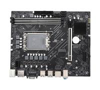 Placa Base para Computadora de Escritorio, Tarjeta Gráfica de Minería de Memoria DDR4 ATX, Placa Principal (Placa Base H610 + Kit de Memoria de 8 GB X 2)