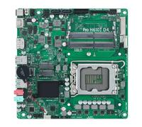 Placa Base para Juegos Fit For ASUS Pro H610T D4 Mini-ITX Intel H610 DDR4 64GB M.2 Compatible con CPU I5-14500 I7-13700 I5-12600 I9-12900