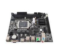 Placa Base para Juegos LGA 1155 2nd WiFi para PC de Escritorio, H61 6 USB2.0 DDR3 M.2 NVMe NGFF 100Mbps LAN Micro ATX Placa Base para LGA1155 Socket I3 I5 I7, Proceso de