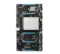 Placa Base para Juegos Placa Base For Máquina De Minería Fit For ETH79-X5 Compatible con Ranuras 5 GPU, Gran Espacio MSATA, SSD 128 GB Y Kit Memoria DDR3 8G1600*1 For