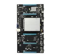 Placa Base para Juegos Placa Base For Máquina De Minería Fit For ETH79-X5 Compatible con Ranuras For 5 GPU, Gran Espacio Entre Memorias DDR3 8G1600*1 SATA Interfaz VGA