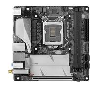Placa Base para Juegos Placa Base Z490 Mini-ITX Fit For ASEOCK Z490M-ITX/ac LGA 1200 DDR4 M.2 Compatible con I9-10900K I5-10500T I3-10100 I7-10700 CPU