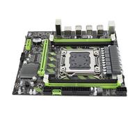 Placa Base para Juegos X79G, Placa Base para Computadora LGA 2011 con 4 Memorias DDR3, Placa Base para PC con Interfaz de Estado Sólido M.2 para Intel X79