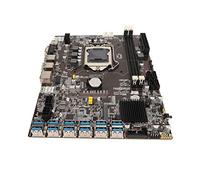 Placa Base para Minería, Placa Base DDR3 B75 12 Interfaz USB3.0 Hardware PCB para PC de Escritorio