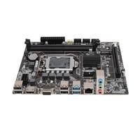 Placa Base para Servidor de Escritorio, Memoria Dual DDR4 2133HMz H110, Placa Base LGA1151 para Interfaz M.2 (con 2 Tiras de Memoria de 8 GB)