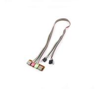 Placa base PC Cable de extensión del panel frontal USB 2.0 y micrófono de 3,5 mm Puerto de auriculares Carcasa de computadora Carcasa de ordenador Interfaz frontal