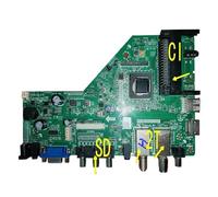 Placa Base PCB de Placa de Circuito de TV, Compatible con TE.MS3663S.EA67, Piezas de Repuesto de TV(2t NO SD 1CI)