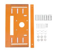 Placa Base Sierra Circular Guía, Soporte Posicionamiento Corte Carpintería Universal con Escala para Cortadora Eléctrica 4 Pulgadas Enrutador 28x15cm