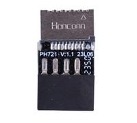 Placa base USB 2.0 de 9 pines a conector tipo E Plug and Play USB 2.0 placa de expansión convertidor para sistema operativo/Windows Linux