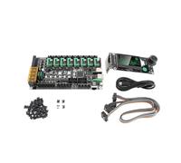 Placa Base, Versión de Actualización MKS 32bit 8 Ejes de Control de Ejes con Pantalla LCD para Ender 3 3 V2 DC12-24V, Admite Controlador