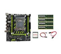 Placa base X79G LGA2011+CPU E5 2670 V2+RAM DDR3 4X4G+ Switch+Soporte M.2 NVME PCIE X16 6XUSB2.0 SATA3.0