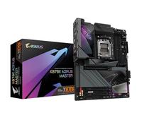 GIGABYTE X870E AORUS MASTER Placa Base - Compatible con CPUs AMD Ryzen 9000, 16+2+2 fases VRM digitales, hasta 8600MHz DDR5 (OC), 3xPCIe 5.0 + 1xPCIe 4.0, Wi-Fi 7, LAN 5GbE, USB 4