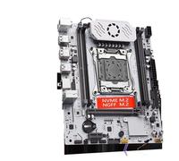 Placa Base X99 D4 LGA 2011 3 con Ranura M.2 Compatible con Chip X99 C612 Memoria DDR4 SATA3.0 USB3.0 PCI16X