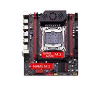 Placa Base X99 LGA2011-3 TPM 2.0, Ranura de Interfaz USB 3.0 NVME M.2 NGFF SSD, Compatible con Memoria DDR4 y procesador Xeon E5 V3 V4