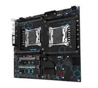 Placa Base X99 MD8 con Doble CPU, Compatible con procesador E-ATX 2011-3, 8 Ranuras DDR4, USB 3.0, SATA3, M.2